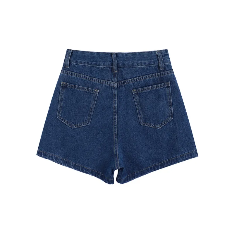 MINCOCROSEPEPPAR Denim Shorts Women's Blue-1