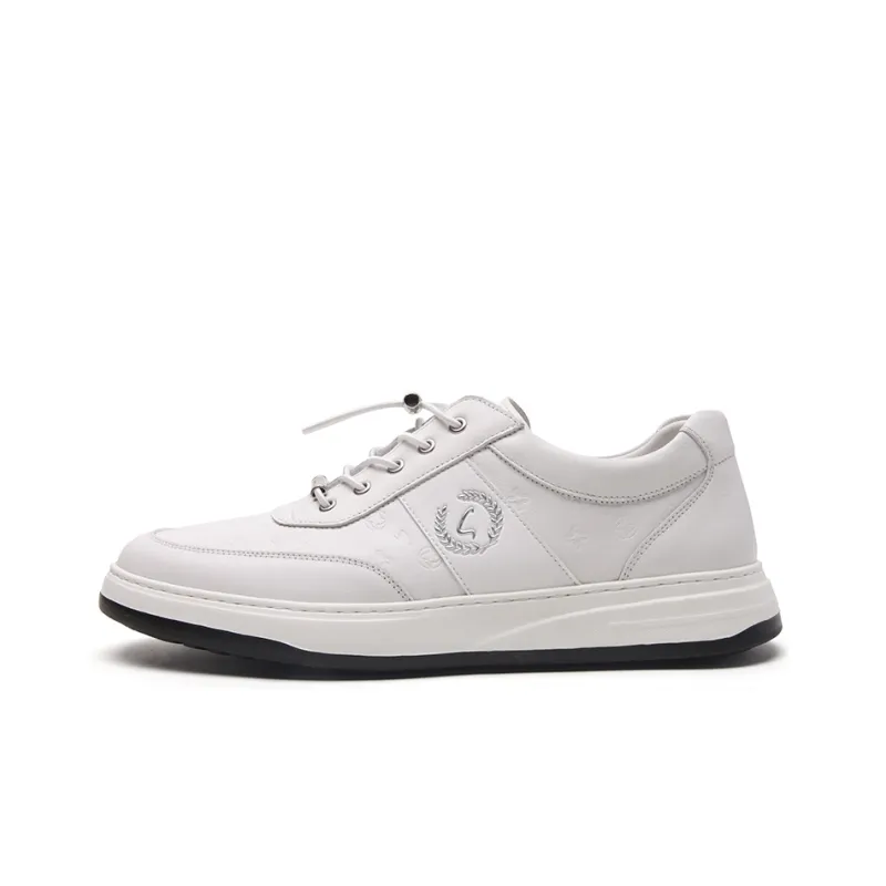 Satchi Stylish Skateboarding Shoes Men's White-0