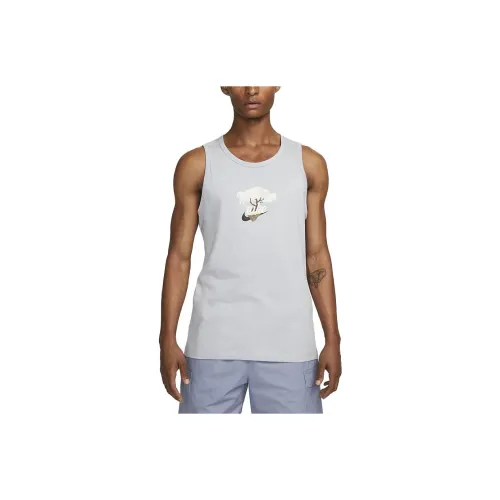 Nike Tank Tops Men Wolf Gray