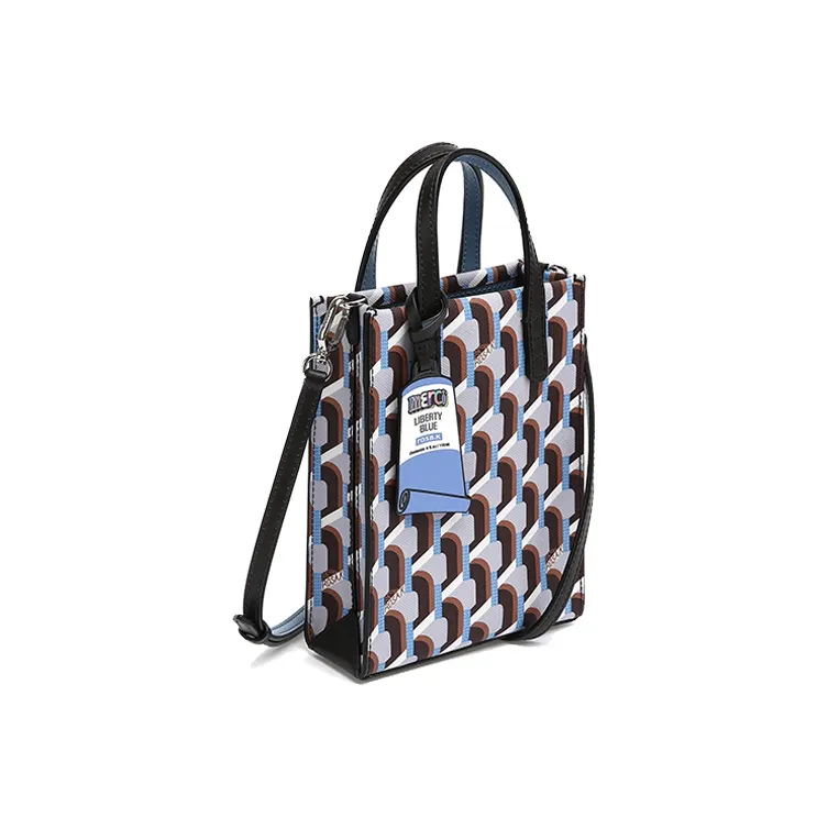 ROSA.K All Over Print Sheet Music Bag, Shoulder Bag, Crossbody Bag, Handbag Mini Unisex Sky Blue-1