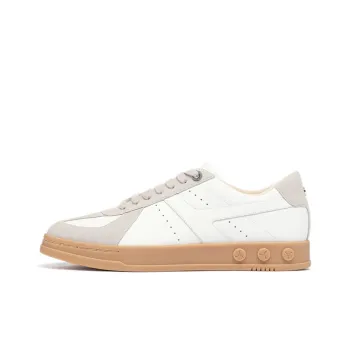 LI NING 1990 Zhengrong Low Top Skateboard Shoes Men's Ecru Gray