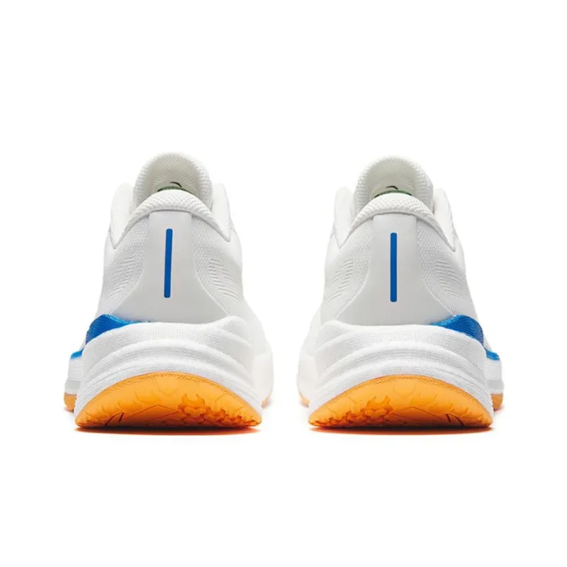 Anta Anti-Slip Wear-Resistant Low-Top Nitrogen Technology Running Shoes Men's White-3