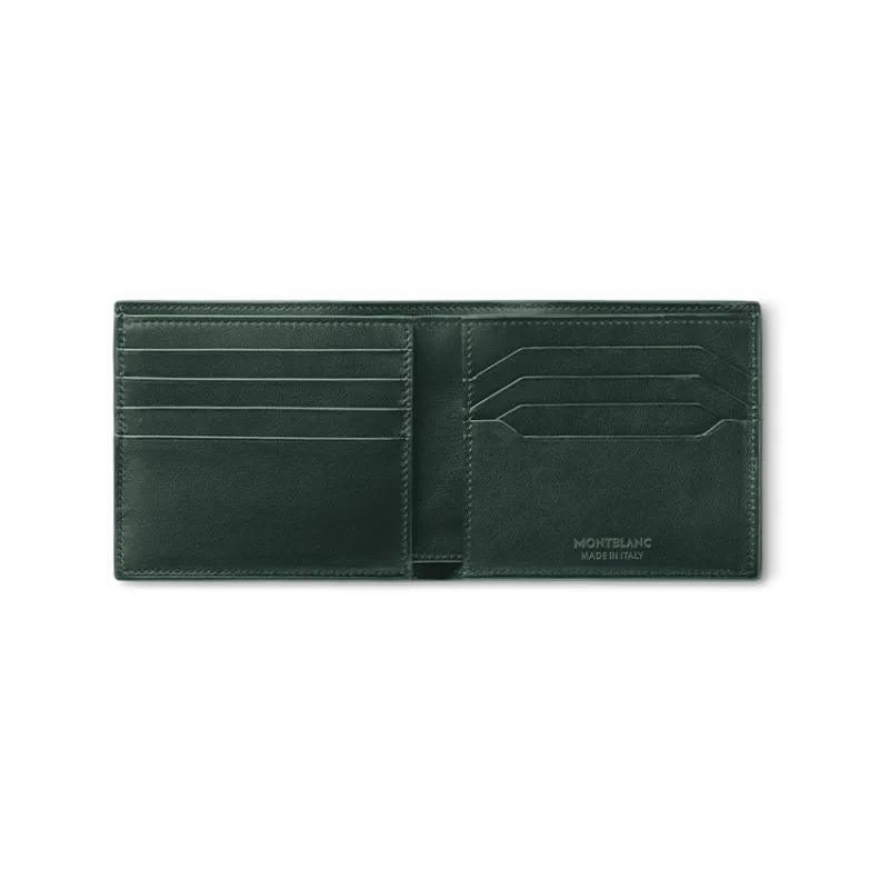 MONTBLANC Cow Leather Wallet Men's British Green-2