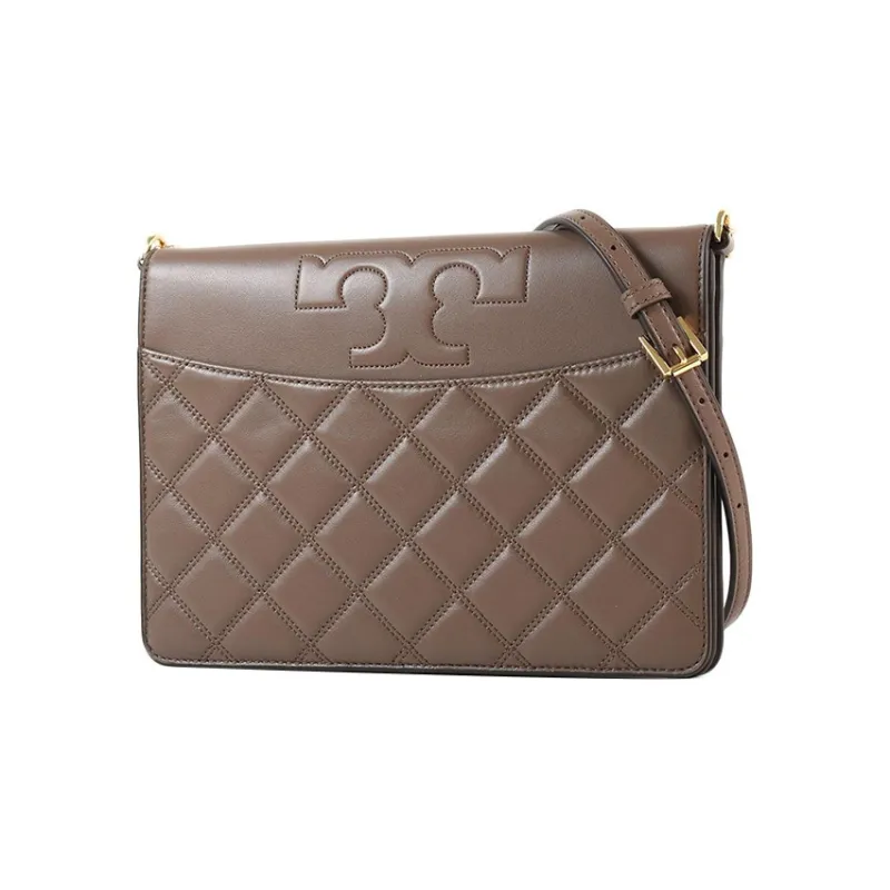 TORY BURCH Sheepskin Portable Crossbody Bag, Shoulder Bag Women's Taupe-0