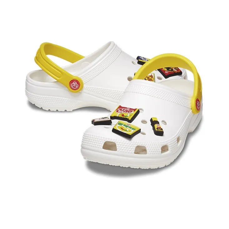 Crocs Classic X Ottogi Clog 'White Yellow'-2