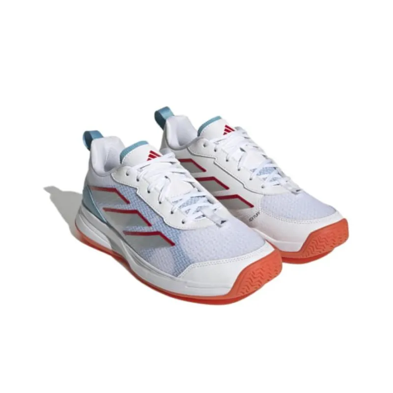 Adidas Avaflash Low Tennis Shoes 'White Silver Metallic Preloved Blue' Women's-2