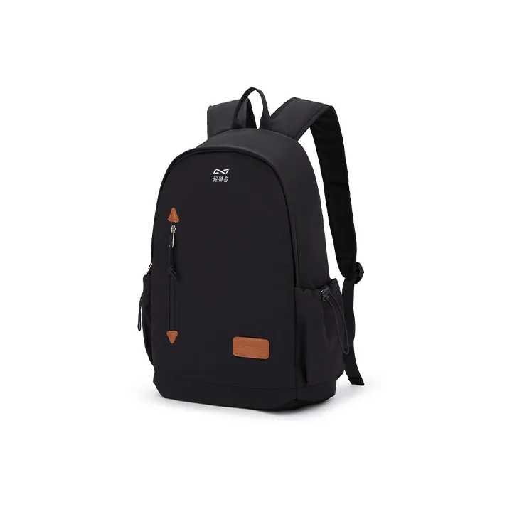KEYSTREET Fabric Backpack Regular Unisex Ecru/Black-7