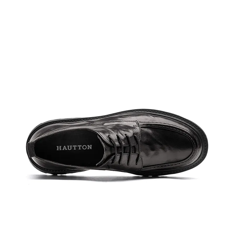 Hautton Jeans Dress Shoes Men's Black-2