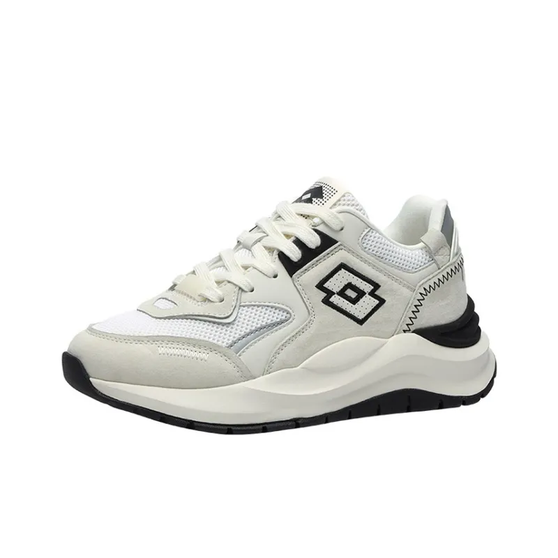 LOTTO Thundercloud Cushioning Anti Slip And Wear Resistant Low Top Sports Casual Shoes Women's Ecru-2