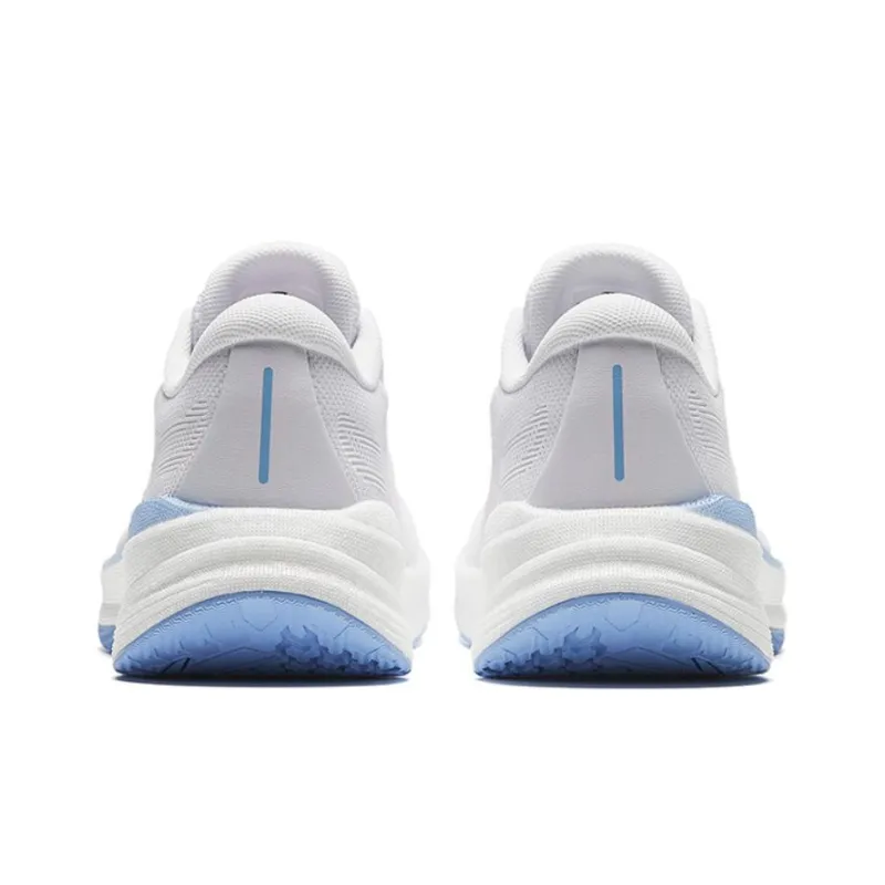 Anta Anti Slip And Wear Resistant Lightweight Low Top Running Shoes Women's Blue Pink-3