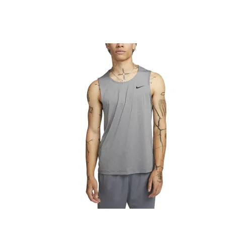 Nike Dri-Fit Tank Tops Men Smoke Gray