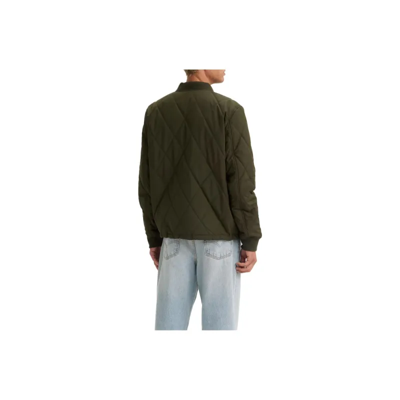 Levis Jackets Men Olive Green-1