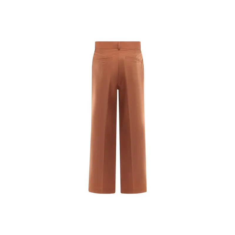 NANUSHKA Wide Leg Cropped Trousers-1