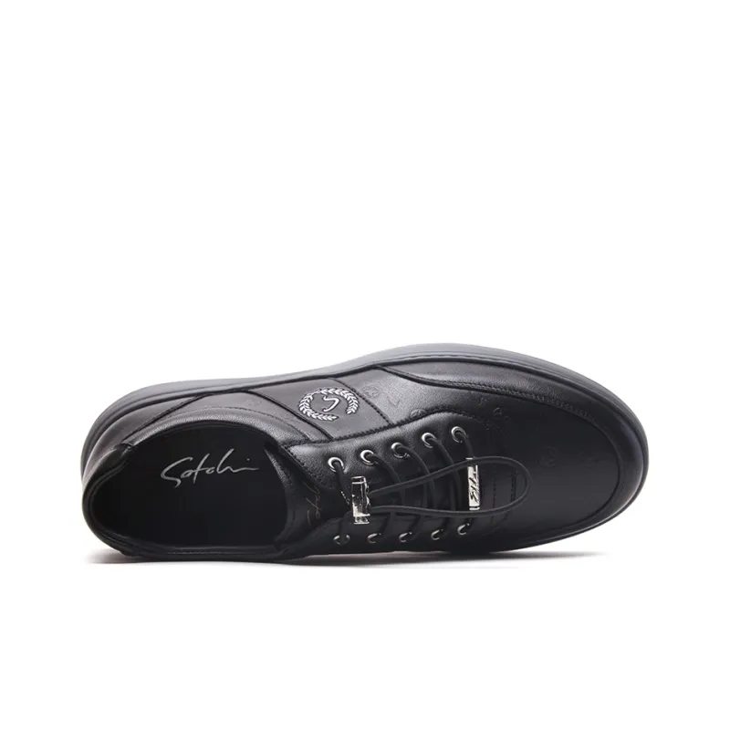 Satchi Stylish Skateboarding Shoes Men's Black-3
