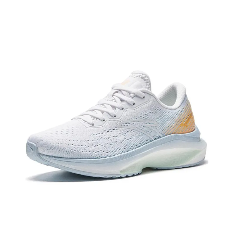 Anta Champion Running Shoes Lite Cushioning Anti Slip And Wear Resistant Low Top Running Shoes Women's Blue White-1