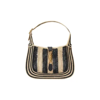 GUCCI Jackie 1961 Fabric Crescent Shoulder Bag Shoulder Bag Women's