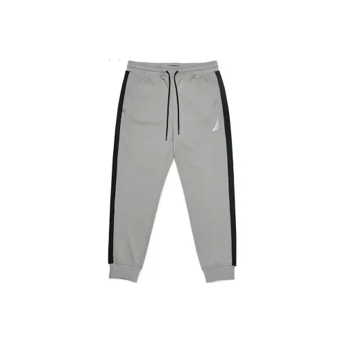 Nautica White Sail Knitted Sweatpants Men 0NG Light Gray 201