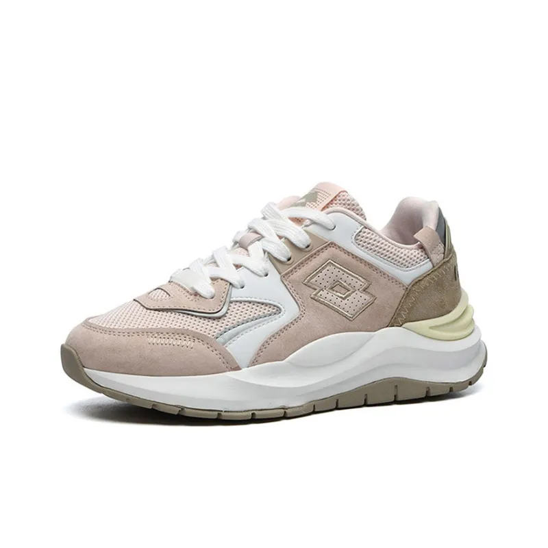 LOTTO Thundercloud Cushioning Anti Slip And Wear Resistant Low Top Casual Shoes Women's Dark Beige-1