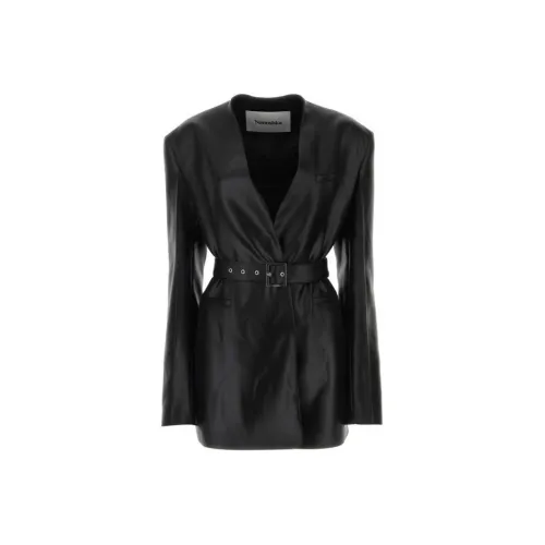 NANUSHKA Belted Single-breasted Blazer