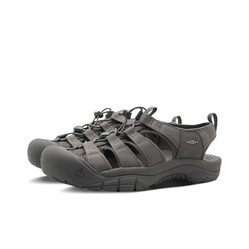 KEEN Newport H2 Slip Resistant Breathable Abrasion Resistant River Trekking Shoes Men's Gray-2