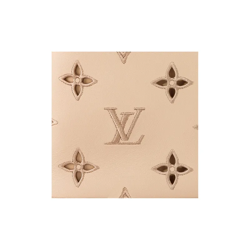 LOUIS VUITTON Calfskin Shoulder Bag, Crossbody Bag Regular Women's Light Brown-4
