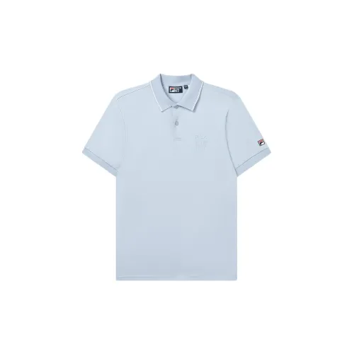 FILA Polo Shirts Men Steel Blue