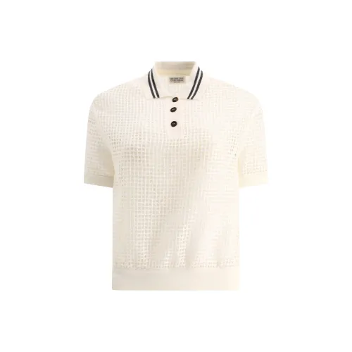 Brunello Cucinelli Polo Shirts Women's White