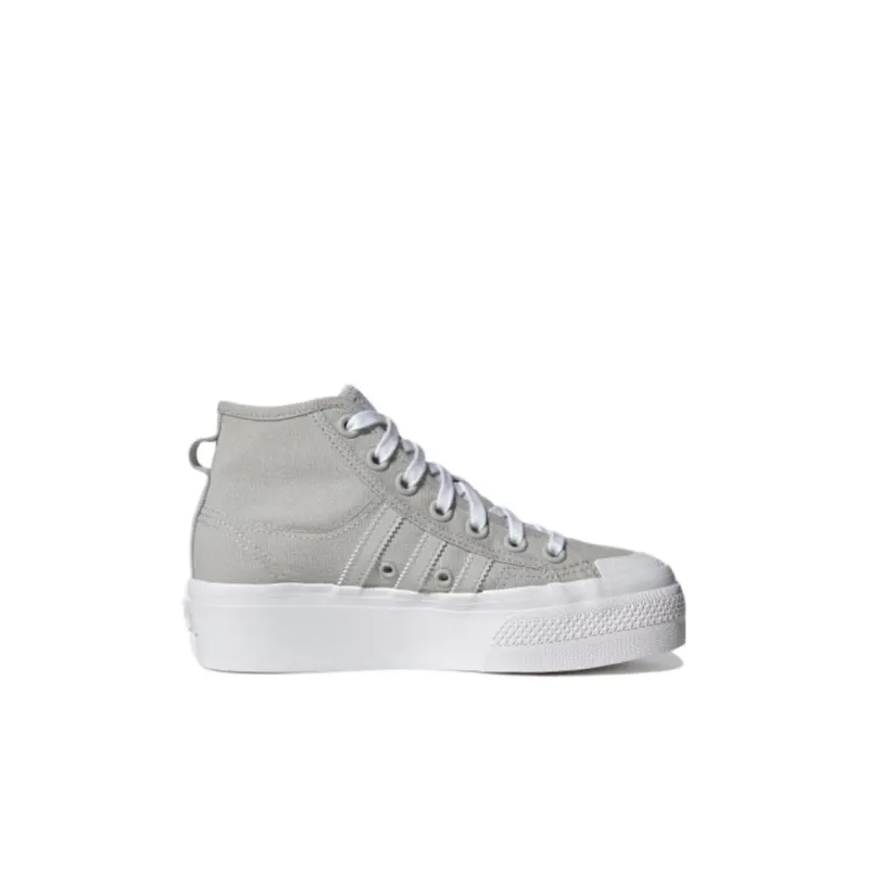 Adidas Originals Nizza Platform Mid Grey Cloud White GS-1