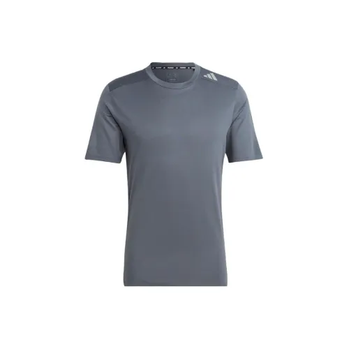 Adidas Hiit T-Shirts Men Dark Gray