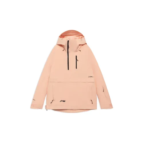 LiNing Ski Tops Women's Sweet Peach Orange