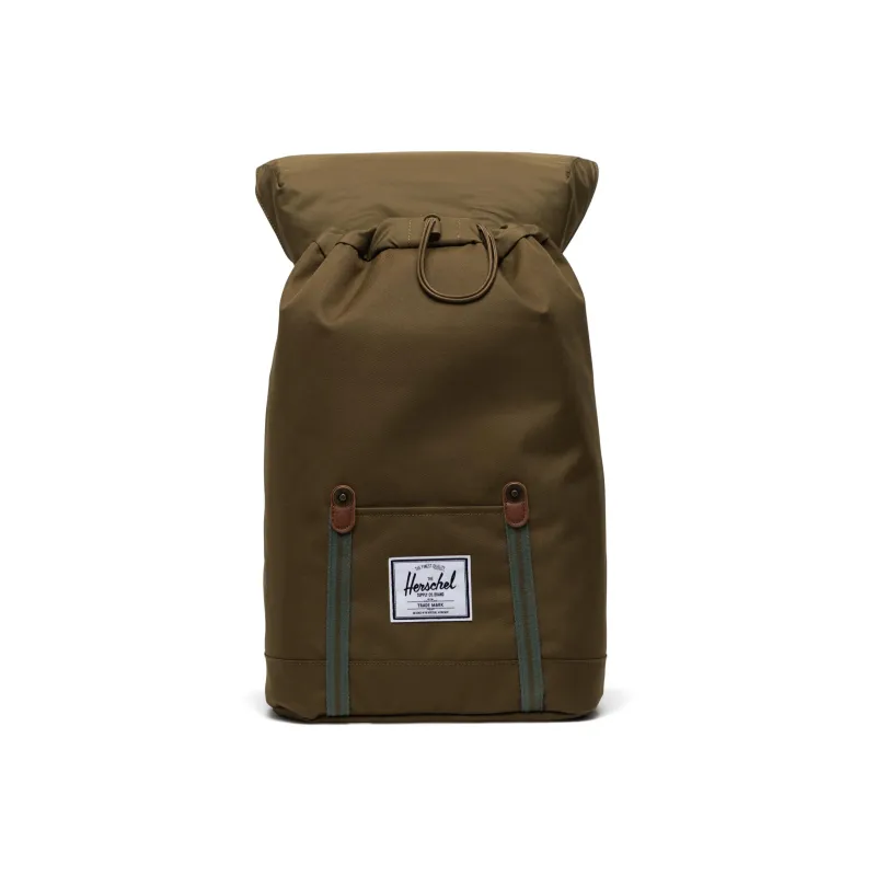 Herschel Polyester Backpack Large Size Unisex Army Green Olive-1