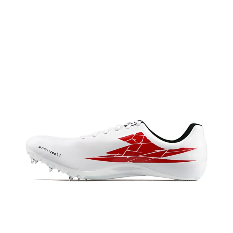 Winglized Anti Slip Wear Resistant Low Top PEBSX Hard Sole Sprint Running Shoes Unisex Magic White-1