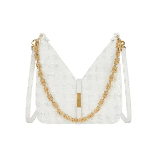 GIVENCHY Cut-out Tweed Shoulder Bag Crossbody Bag Mini Women's Ivory White