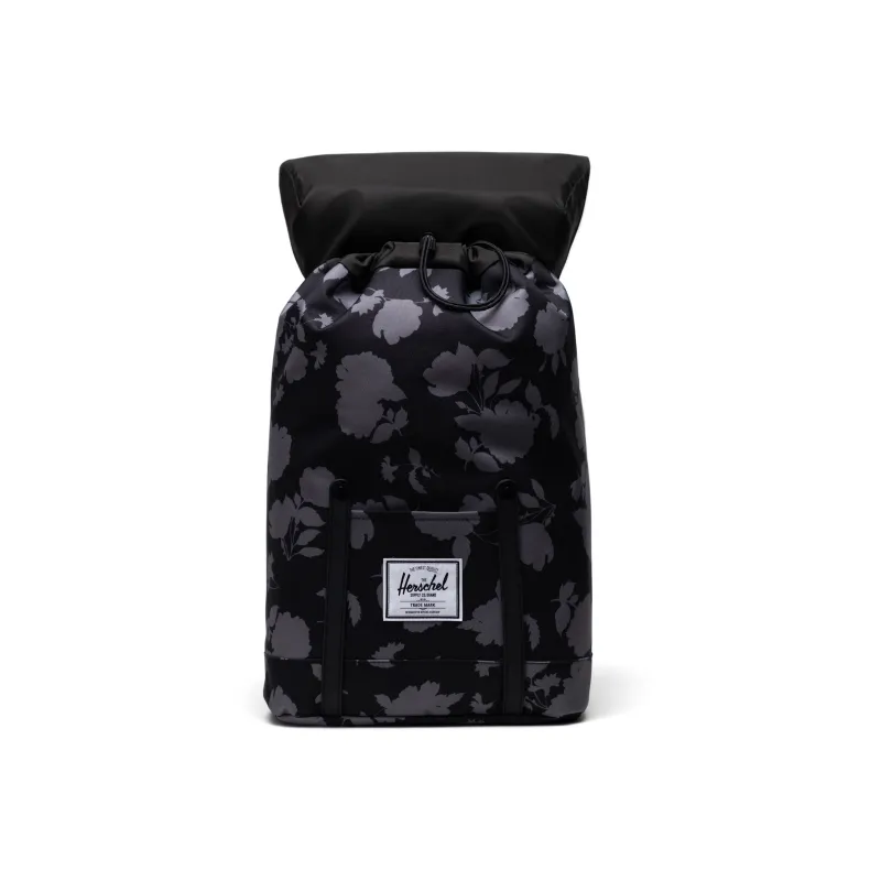 Herschel Polyester Backpacks Large Size Unisex Print Black-4