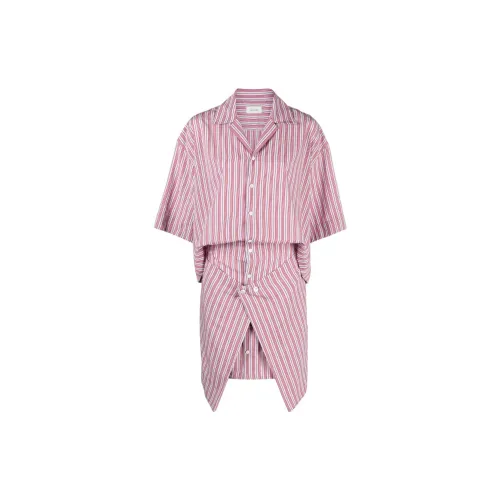 Lemaire Short-Sleeved Dresses Women's Pink