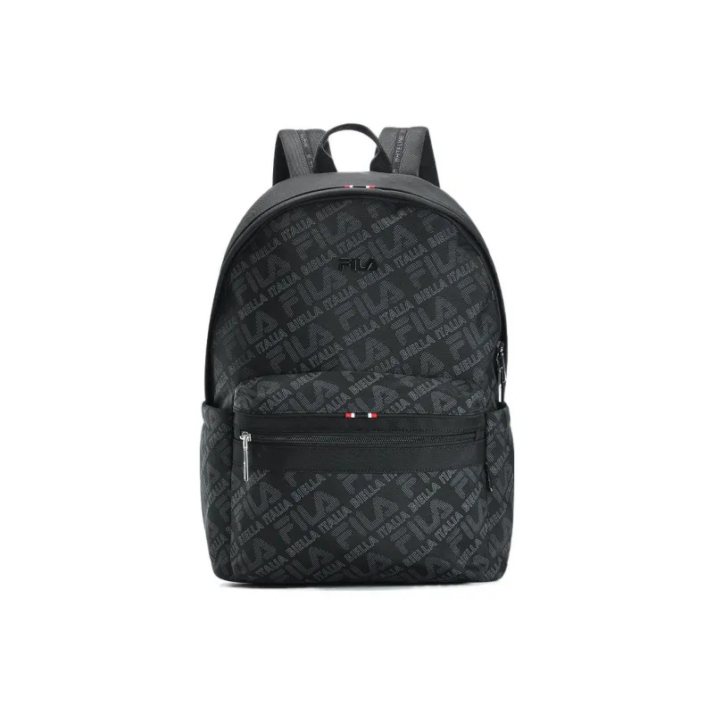 FILA Fabric Backpack Regular Unisex Black-0