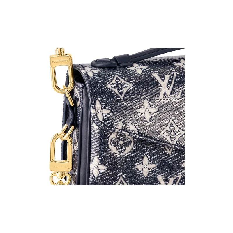 LOUIS VUITTON Pochette Metis East West Blue-6