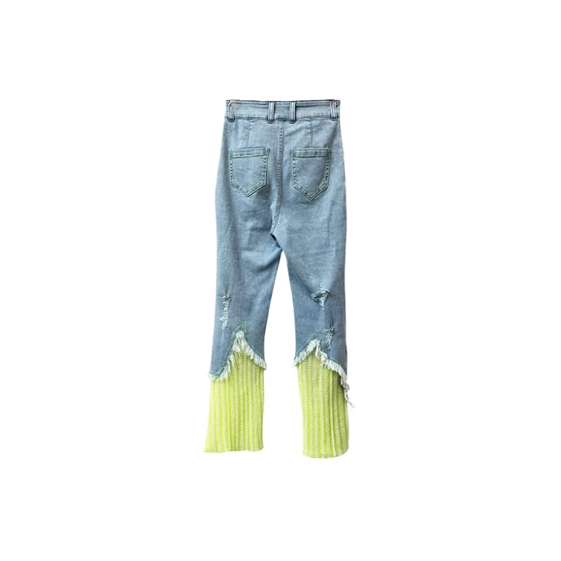 CHAU·RISING Chaurising Our Utopia Series Jeans Women's Light Blue-1