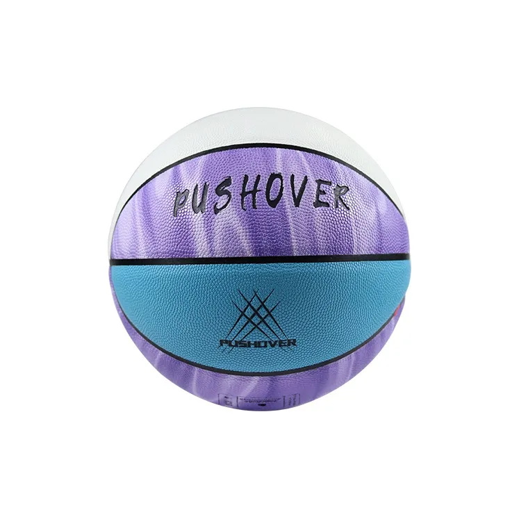 PUSHOVER Basketball Multicolor Size 7 Training Unisex-2