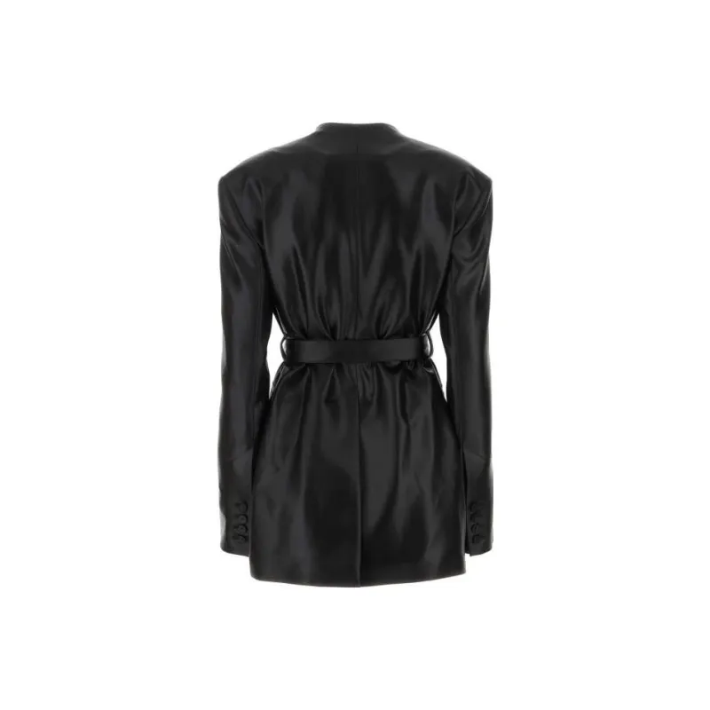 NANUSHKA Belted Single-Breasted Tailored Blazer-1