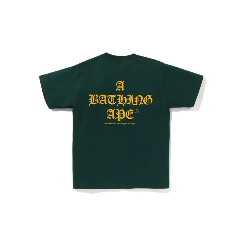 A BATHING APE Happy New Year Ape Head Tee SS22-1