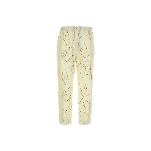 NANUSHKA Graphic-print Cropped Trousers