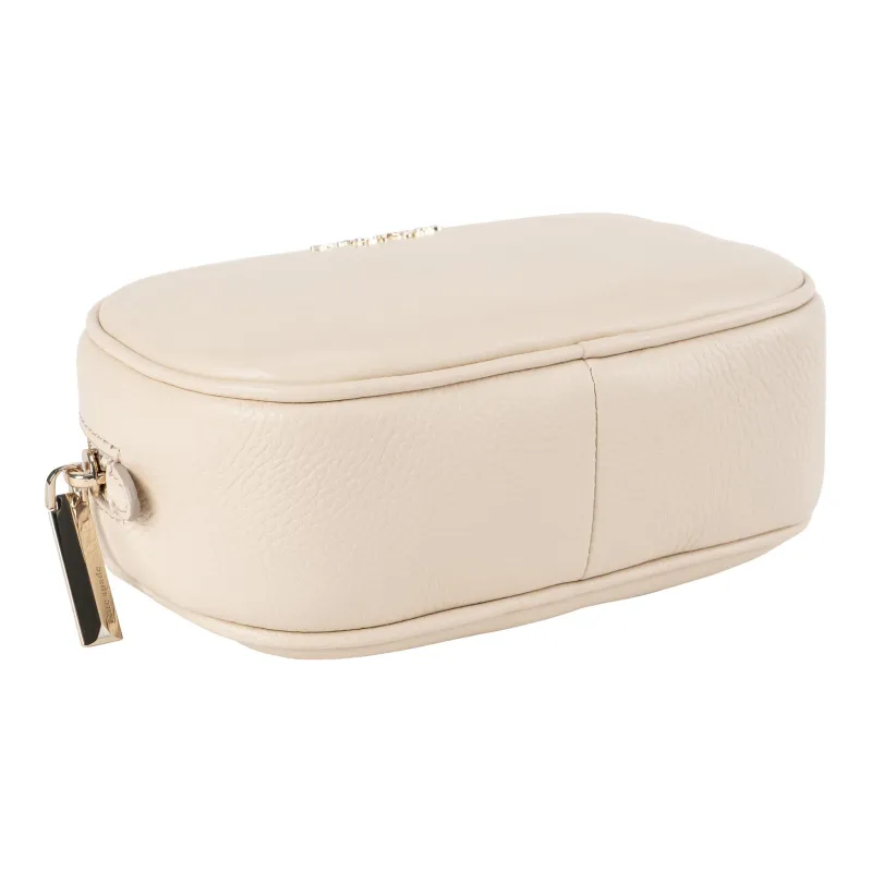 Kate Spade Leather Camera Bag Shoulder Bag Crossbody Bag Small Size Women's Beige-2