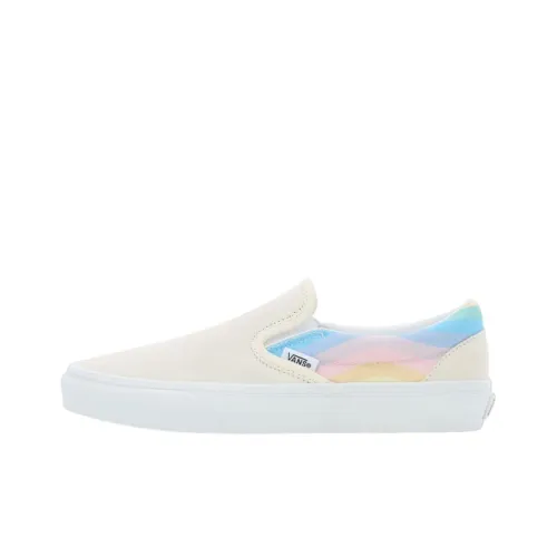 Vans Slip-on Anti-Slip Wear-Resistant Low-Top Skateboard Shoes Unisex White Pink