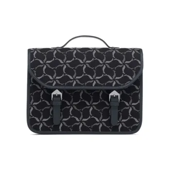 LI NING 1990 Fabric Backpack, Messenger Bag, Handbag, Shoulder Bag Regular Unisex Ebony Black