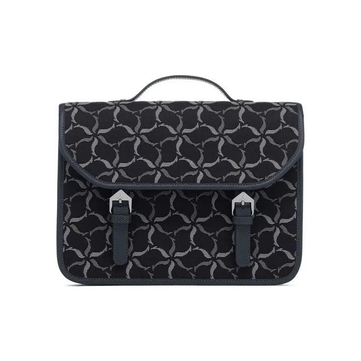 LI NING 1990 Fabric Backpack, Messenger Bag, Handbag, Shoulder Bag Regular Unisex Ebony Black-0