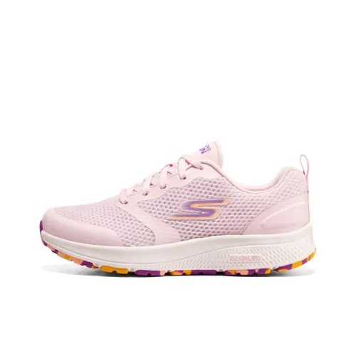 Skechers Go Run Consistent Cushioned Slip Resistant Abrasion Resistant Low Top Casual Running Shoes Women's Pink Purple