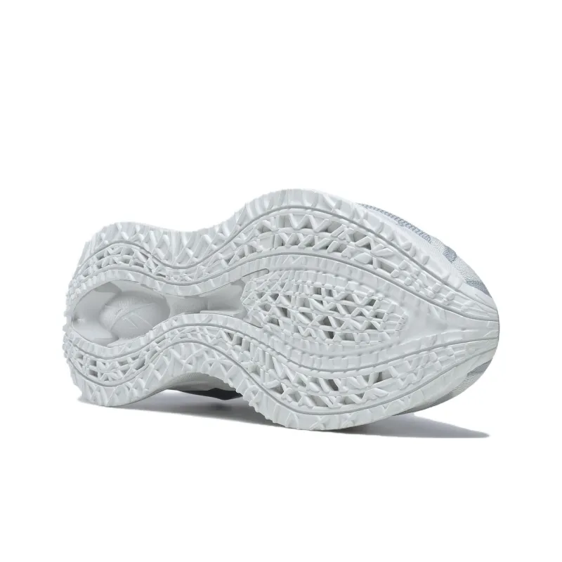 Reebok Zig Kinetica Anti-Slip Wear-Resistant Low-Top Running Shoes Unisex Gray White Blue-4