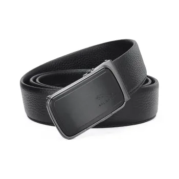 JAGUAR Leather Belts Men Black