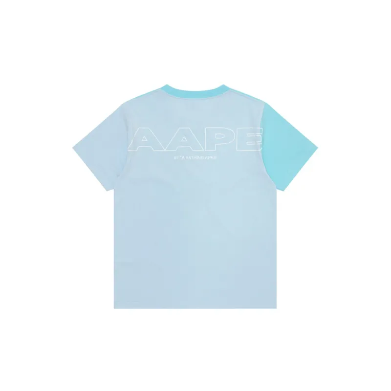 Aape By *A Bathing APE® Logo embossed Cotton jersey T shirt-1